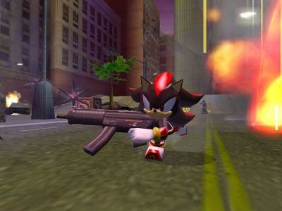 Screenshot of Shadow the Hedgehog from RAWG