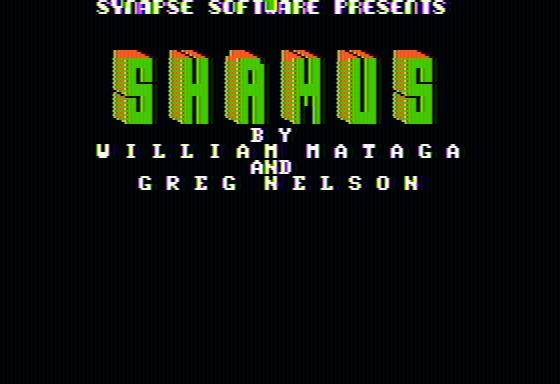 Screenshot of Shamus (1982) from RAWG