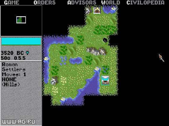 Screenshot of Sid Meier's Civilization from RAWG