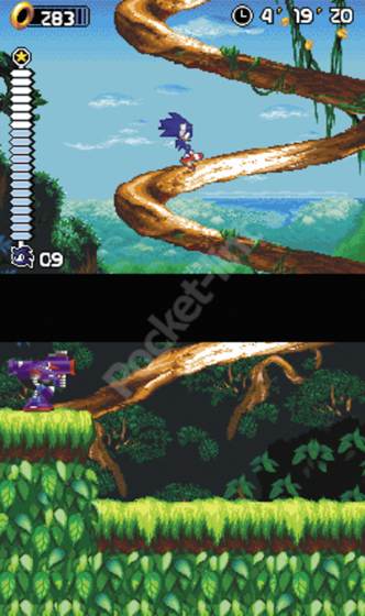 Screenshot of Sonic Rush from RAWG
