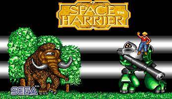 Screenshot of Space Harrier (1986) from RAWG