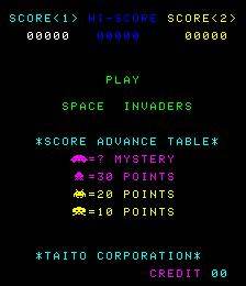 Screenshot of Space Invaders (1978) from RAWG