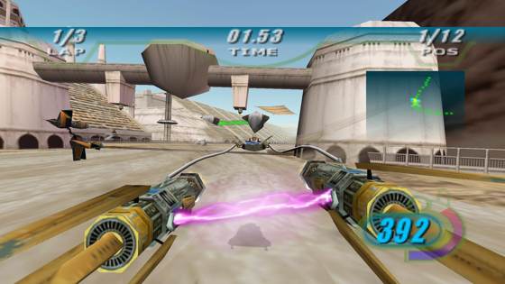 Screenshot of STAR WARS: Episode I Racer from RAWG