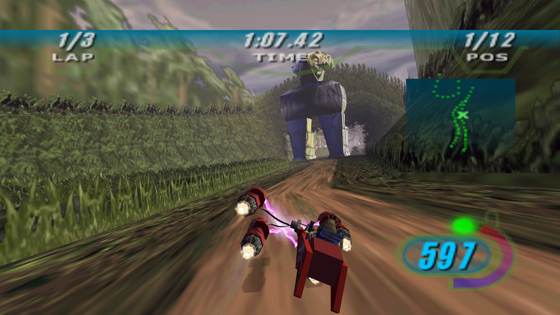 Screenshot of STAR WARS: Episode I Racer from RAWG