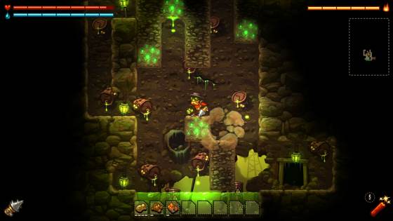 Screenshot of SteamWorld Dig from RAWG