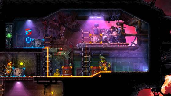 Screenshot of SteamWorld Heist from RAWG