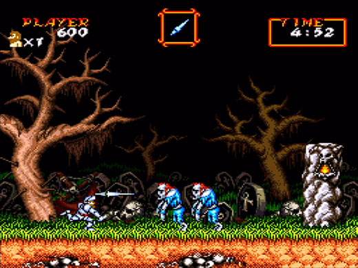 Screenshot of Super Ghouls 'n Ghosts (1991) from RAWG