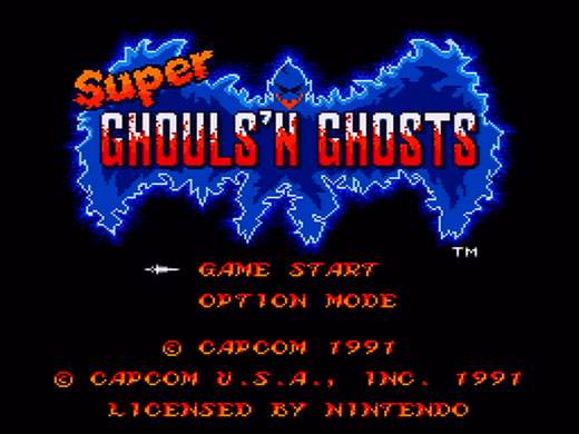 Screenshot of Super Ghouls 'n Ghosts (1991) from RAWG