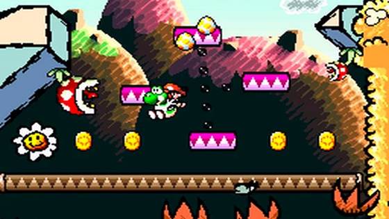 Screenshot of Super Mario World 2: Yoshi's Island from RAWG