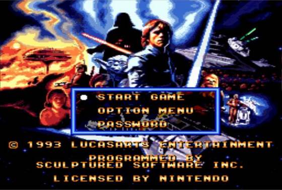 Screenshot of Super Star Wars: The Empire Strikes Back from RAWG