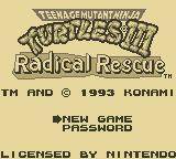 Screenshot of Teenage Mutant Ninja Turtles III: Radical Rescue from RAWG