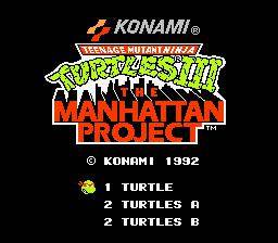 Screenshot of Teenage Mutant Ninja Turtles III: The Manhattan Project from RAWG