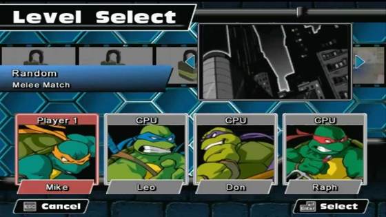 Screenshot of Teenage Mutant Ninja Turtles: Mutant Melee from RAWG