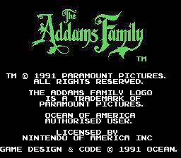 Screenshot of The Addams Family from RAWG