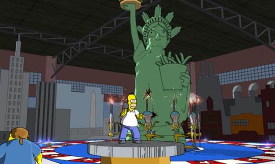 Screenshot of The Simpsons Game from RAWG