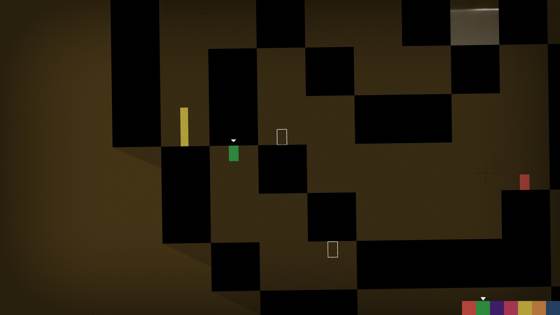 Screenshot of Thomas Was Alone from RAWG