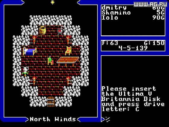 Screenshot of Ultima V: Warriors of Destiny from RAWG