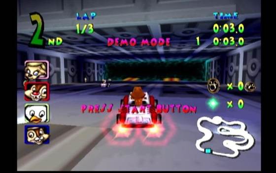 Screenshot of Walt Disney World Quest: Magical Racing Tour from RAWG