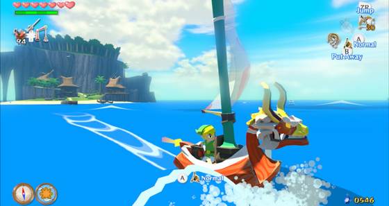 Screenshot of The Legend of Zelda: The Wind Waker HD from RAWG