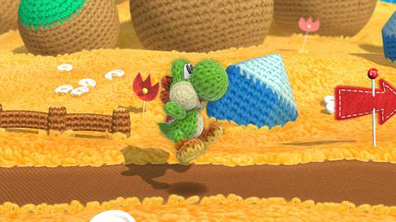 Screenshot of Yoshi's Woolly World from RAWG