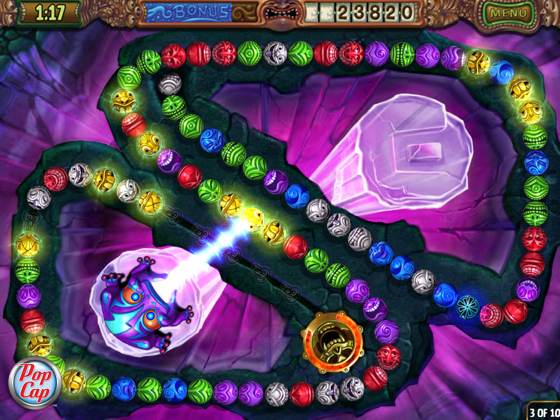Screenshot of Zuma's Revenge! from RAWG